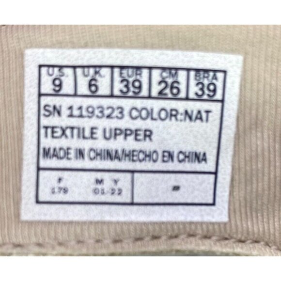 Skechers BEVERLEE Natural Cali Luxe Foam Cork Wedge Heel Platform Sandals Size 9 - Picture 12 of 16